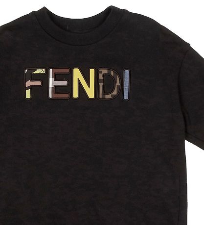 Fendi Sweatshirt - Sort m. Logo