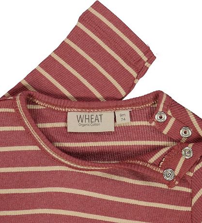 Wheat Bluse - Rib - Apple Butter Stripe