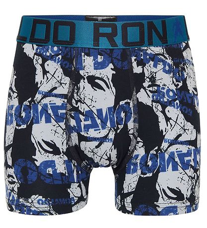 Ronaldo Boxershorts - 5-pak - Navy/Grmeleret/Petroleum m. Mnst