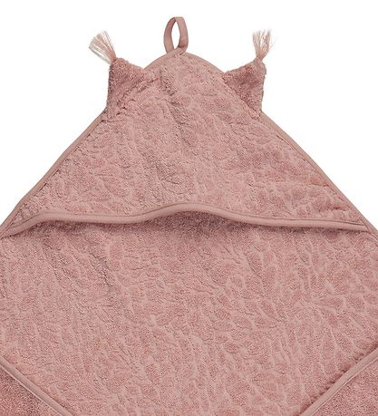 Pippi Babyhåndklæde - 83x83 cm - Misty Rose