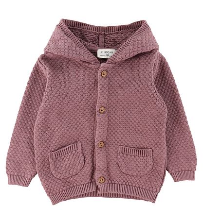 Fixoni Cardigan - Strik - Grape Shake m. rer