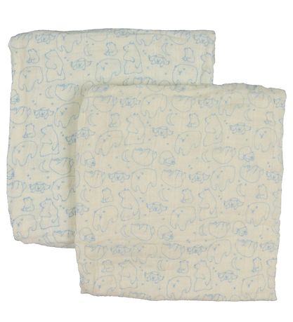 Pippi Stofbleer - Organic - 8-Pak - 65x65 cm - Air Blue