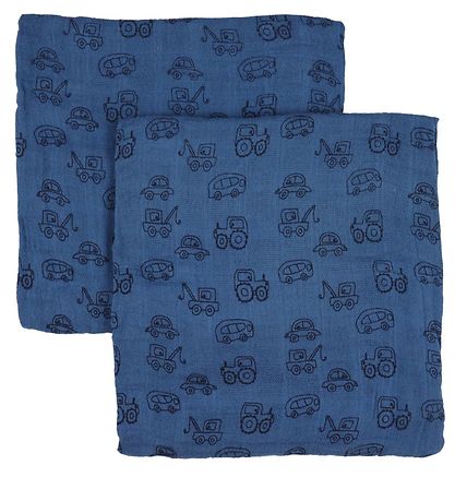 Pippi Stofbleer - Organic - 8-Pak - 65x65 cm - Air Blue