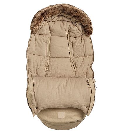 Elodie Details Kørepose - 100 cm - Uld - Pure Khaki
