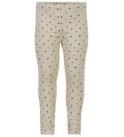 Minymo Leggings - 2-pak - Sheer Bliss/Brun