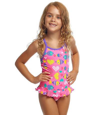 Funkita Badedragt - Belted Frill - UV50+ - Lolly Fish