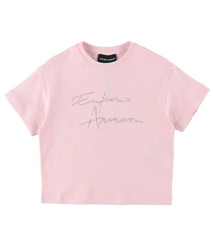 Emporio Armani T-Shirt - Rosa m. Slv/Similisten