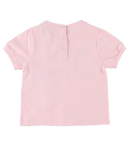 Emporio Armani T-Shirt - Rosa m. Sølv/Similisten