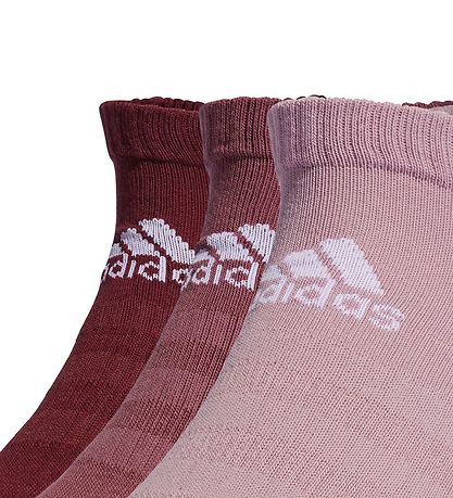 adidas Performance Strmper - Cush Low - 3-pak - Rosa/Lilla