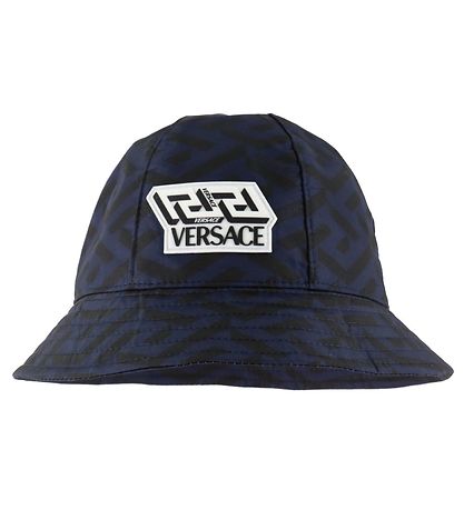 Versace Sommerhat - navy/Sort m. Logo