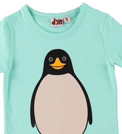 DYR T-Shirt - Growl T - Fresh Mint m. Pingvin
