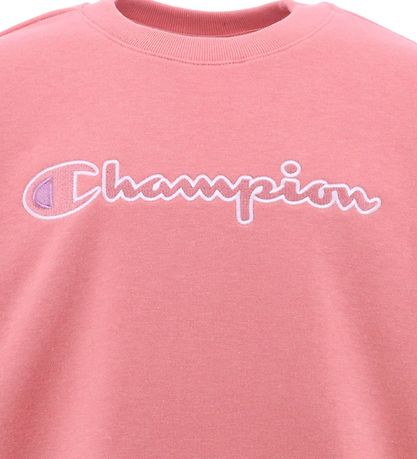 Champion Fashion Sweatshirt - Rosa m Logo