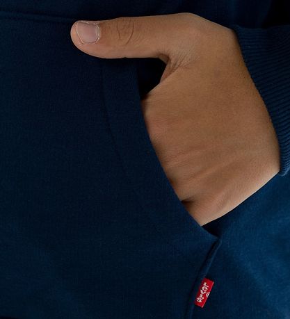 Levis Hættetrøje - Batwing - Dress Blues