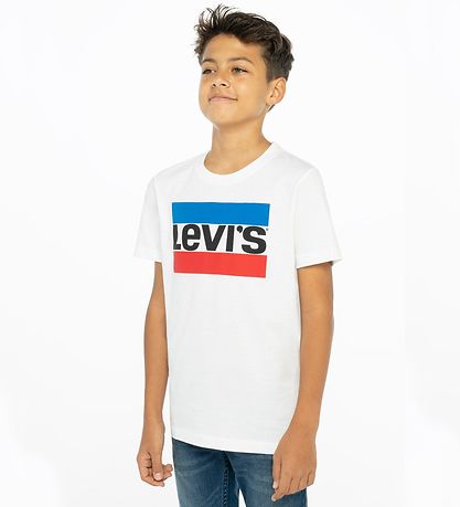 Levis T-shirt - Logo - Hvid