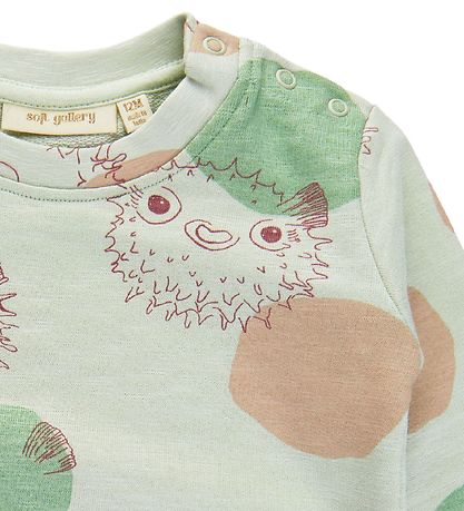 Soft Gallery Sweatshirt - Buzz Puffer - Pale Aqua