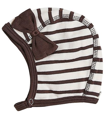 Racing Kids Babyhjelm - Chocoloate Brown/Eggshell m. Sljfe