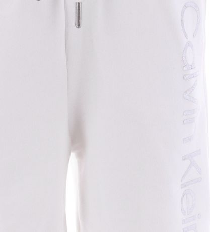 Calvin Klein Sweatshorts - Bright White/Silver