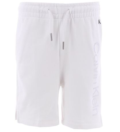 Calvin Klein Sweatshorts - Bright White/Silver