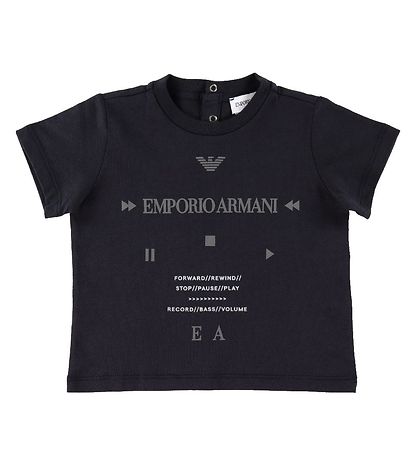 Emporio Armani T-shirt - 3-pak - Bl/Hvid/Navy m. Refleks