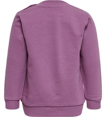 Hummel Sweatshirt - HmlFast Lime - Argyle Purple