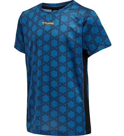 Hummel T-shirt - hmlNoah - Vallarta Blue
