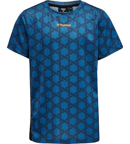 Hummel T-shirt - hmlNoah - Vallarta Blue