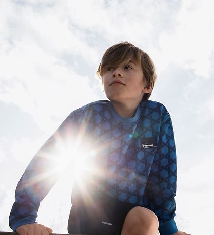 Hummel Sweatshirt - hmlPeter - Vallarta Blue