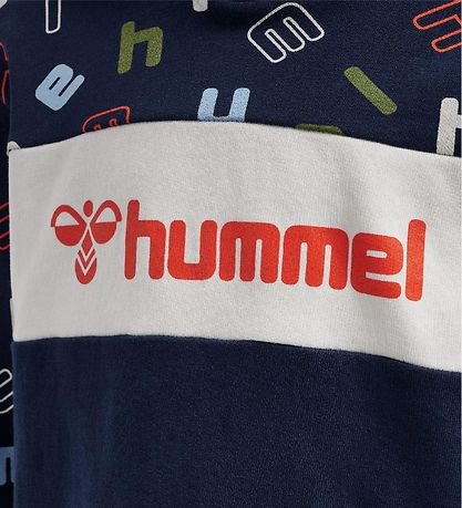 Hummel Hættetrøje - Hml Letters - Black Iris
