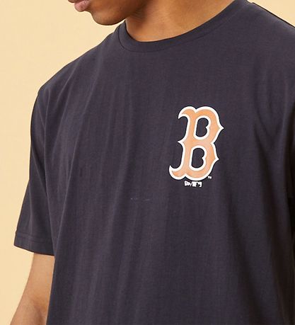 New Era T-shirt - Boston Red - Sort