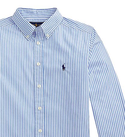 Polo Ralph Lauren Skjorte - Classics - Bl/Hvidstribet