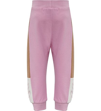 Hummel Sweatpants - hmlAnju - Rosa/Brun