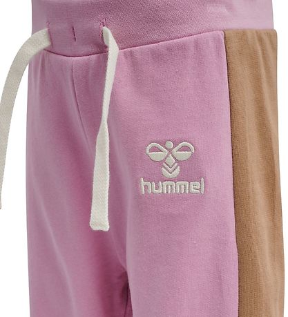 Hummel Sweatpants - hmlAnju - Rosa/Brun