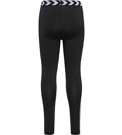 Hummel Leggings - HmlNanna - Sort/Hvid