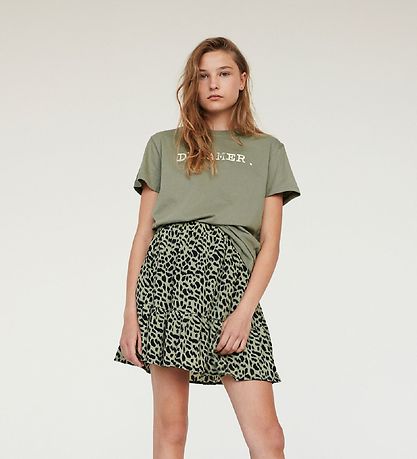 Petit by Sofie Schnoor T-Shirt - Dusty Green m. Tekst