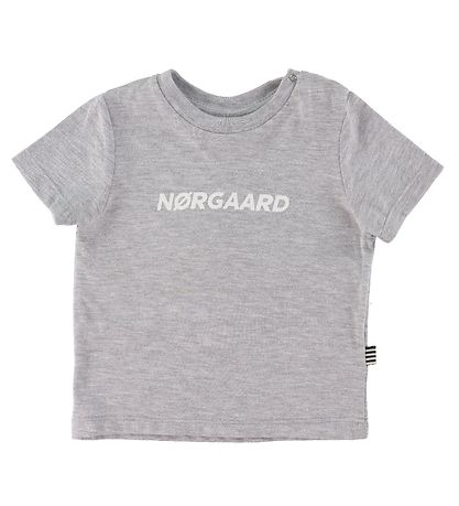 Mads Nrgaard T-shirt - Taurus - Grmeleret m. Hvid