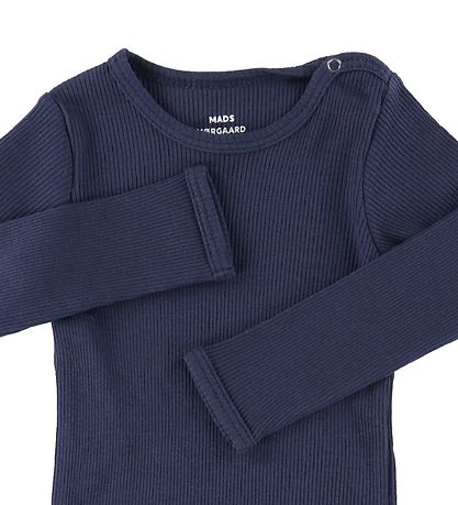 Mads Nrgaard Body l/ - Rib - Navy