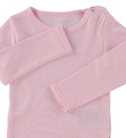 Mads Nrgaard Body l/ - Rib - Pink