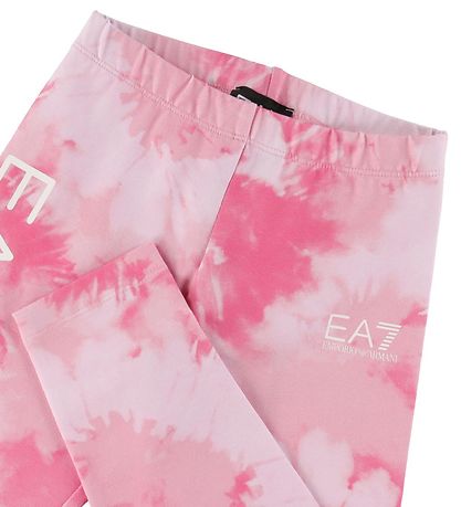 EA7 Leggings - 3/4 - Fancy Fuchsia m. Hvid