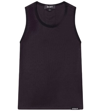 DKNY Tanktop - Rib - Summer - Sort m. Print