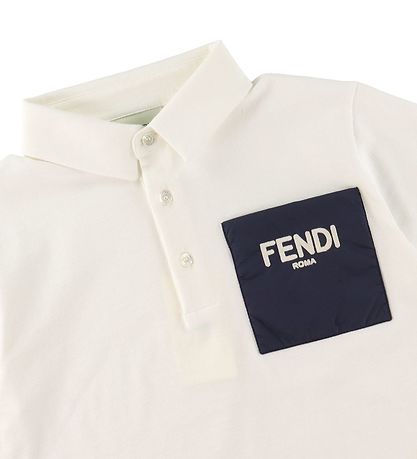 Fendi Polo - Hvid/Navy