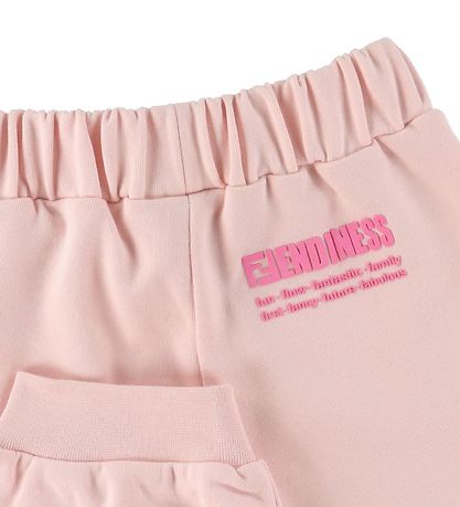 Fendi Sweatpants - Rosa m. Tekst