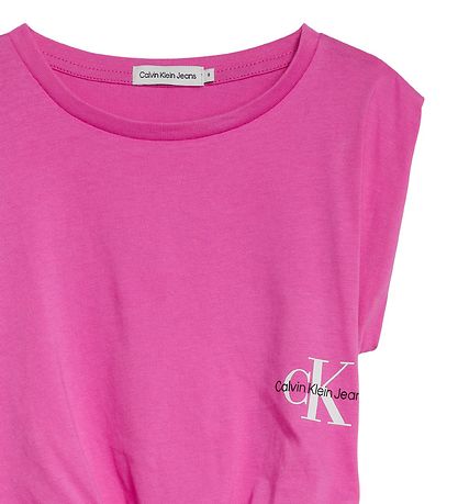 Calvin Klein Kjole - Monogram Off Placed - Lucky Pink