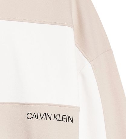 Calvin Klein Httetrje - Colour Block - Eggshell