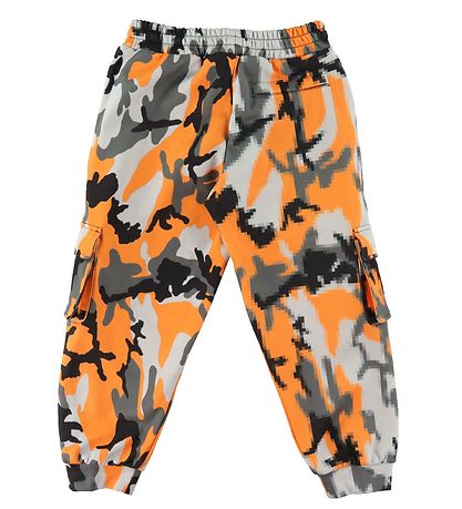 Dolce & Gabbana Bukser - Reborn To Live - Orange/Gr Camouflage