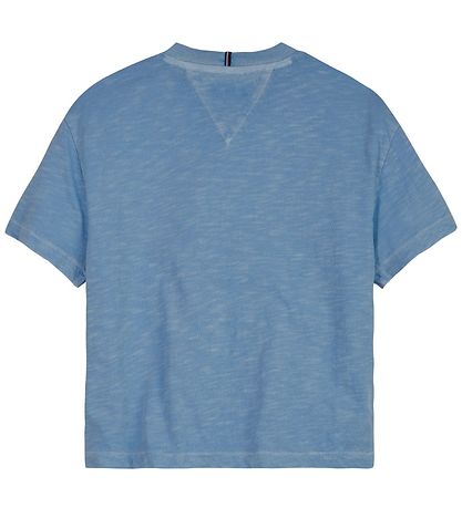 Tommy Hilfiger T-Shirt - Script Pocket - Blue Crush