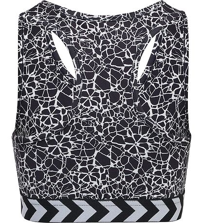 Hummel Sports Top - hmlMimmi - Sort/Hvid