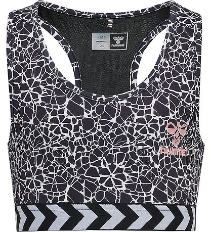 Hummel Sports Top - hmlMimmi - Sort/Hvid