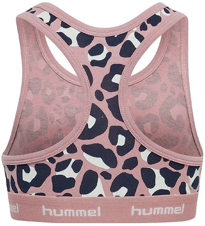 Hummel Top - hmlCarolina - 2-pak - Woodrose/Black Iris