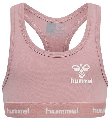 Hummel Top - hmlCarolina - 2-pak - Woodrose/Black Iris
