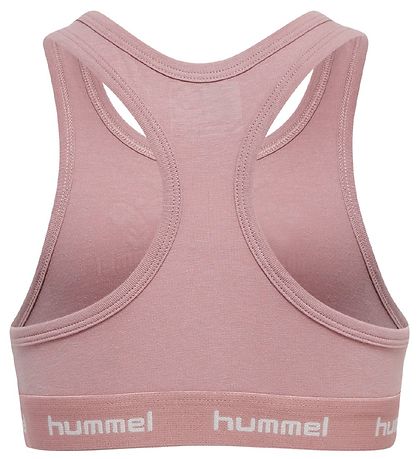 Hummel Top - hmlCarolina - 2-pak - Woodrose/Black Iris